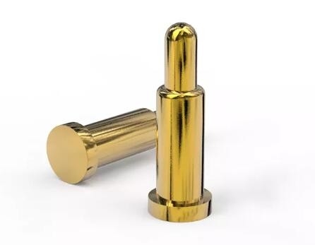 3.8mm 2A 30A महिला SMT POGO पिन पीसीबीए के लिए जलरोधक उच्च धारा पीतल